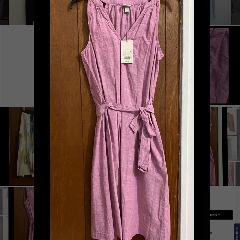 NWT Purple Belted Dress Size Small